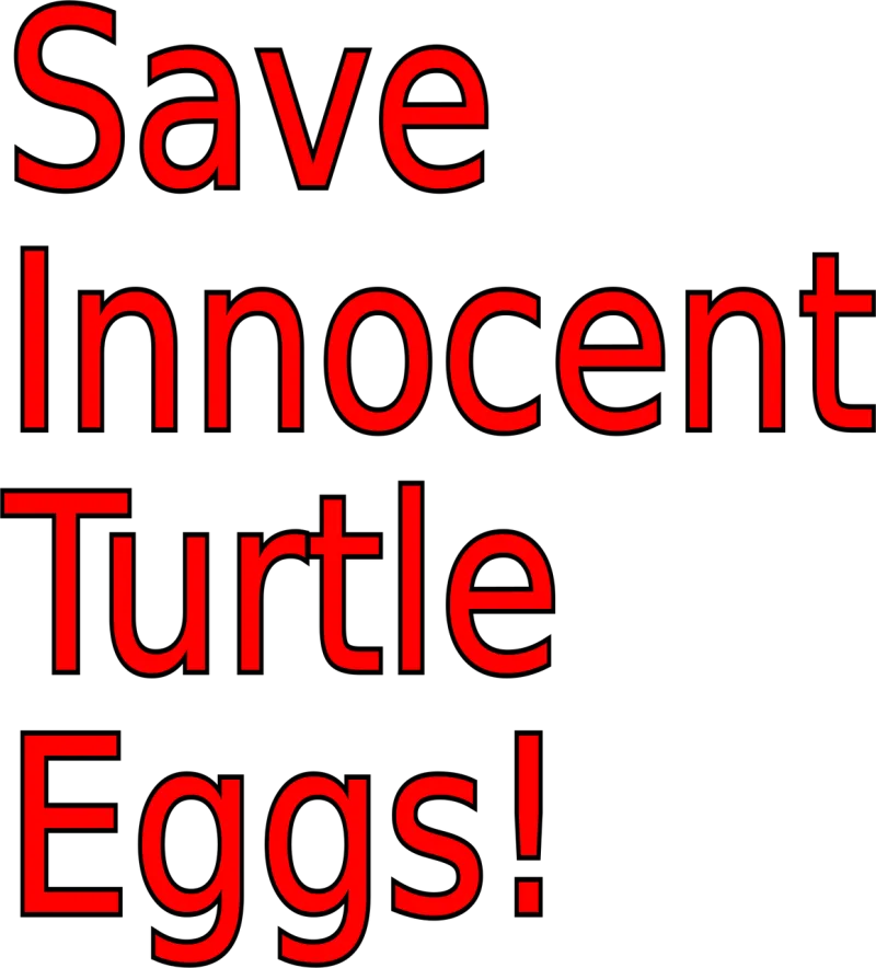 Turtle Eggs Innocent Stickdatei – Tiere