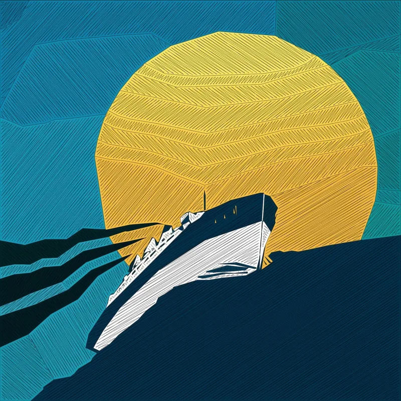 Ship Sun Sea Stickdatei – Fahrzeuge