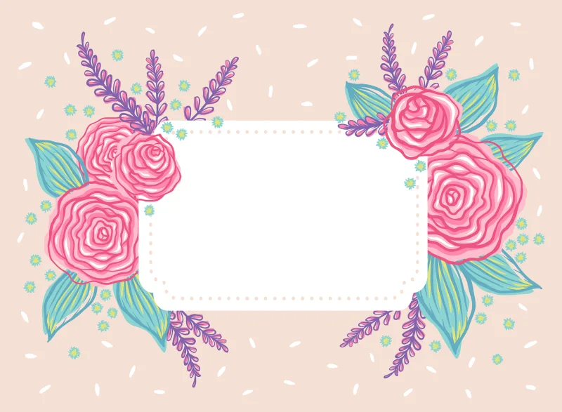 Wedding Rose Flower Stickdatei – Blumen