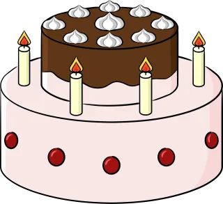 Birthday cake Cakes Graphic Stickdatei