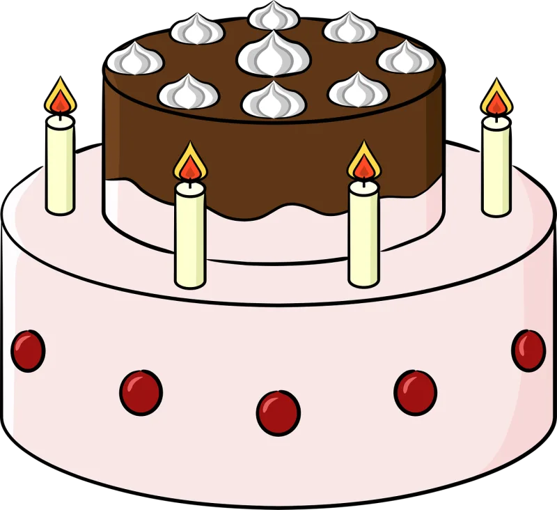 Birthday cake Cakes Graphic Stickdatei – Essen & Trinken