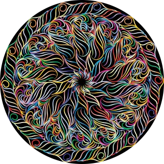Mandala Decorative Line art Stickdatei