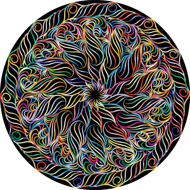 Mandala Decorative Line art Stickdatei – Kinder