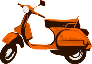Vespa Motorcycle Piaggio Stickdatei