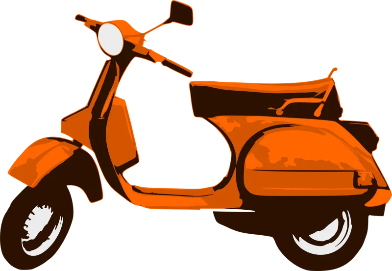 Vespa Motorcycle Piaggio Stickdatei – Fahrzeuge