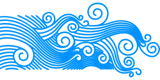Waves Wave pattern Summer Stickdatei