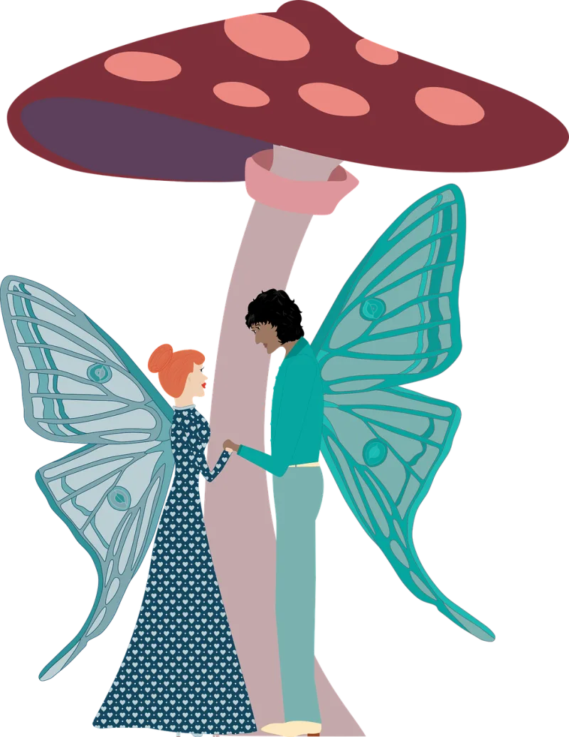 Fairy Love Man Stickdatei – Natur