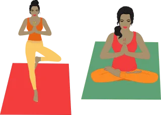 Yoga Meditation Health Stickdatei