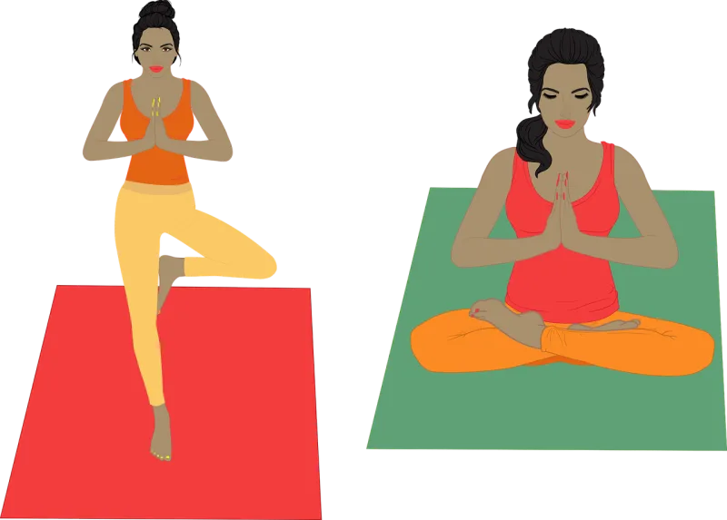 Yoga Meditation Health Stickdatei – Sport