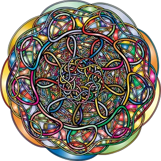 Mandala Pattern Background Stickdatei – Blumen
