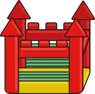 Bouncy castle Jumping castle Air castle Stickdatei