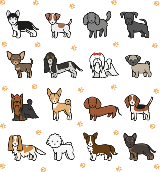 Dog Doggie Nature Stickdatei