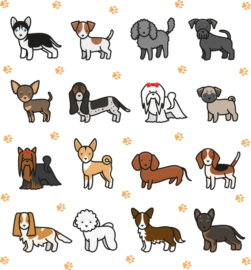 Dog Doggie Nature Stickdatei – Tiere