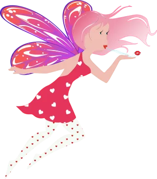 Fairy Kiss Romance Stickdatei