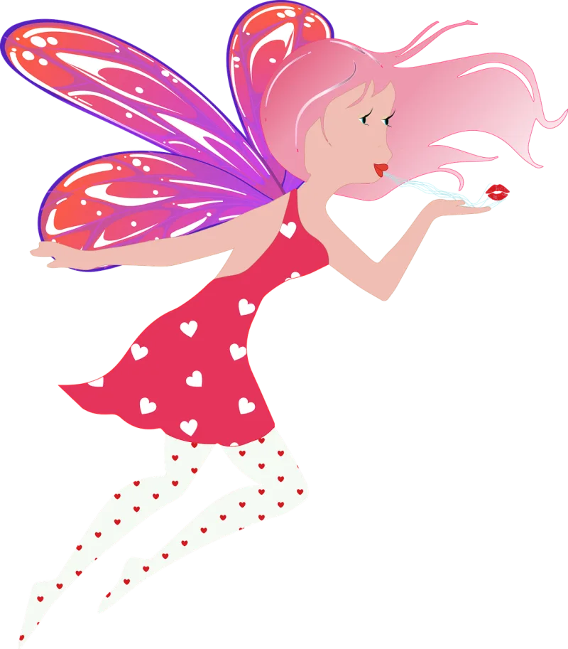 Fairy Kiss Romance Stickdatei – Herzen & Liebe