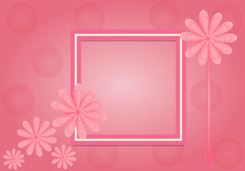Framework Flower background Flower wallpaper Stickdatei – Blumen