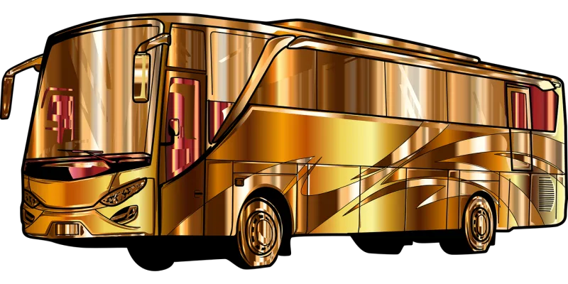 Bus Vehicle Transportation Stickdatei – Fahrzeuge
