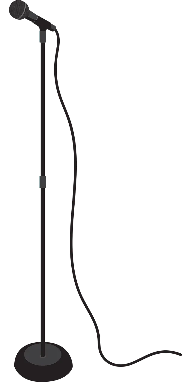 Microphone Sing Music Stickdatei – Musik