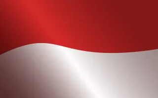 Indonesian flag National flag Beautiful wallpaper Stickdatei – Natur