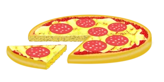 Pizza Pepperoni Italian cuisine Stickdatei