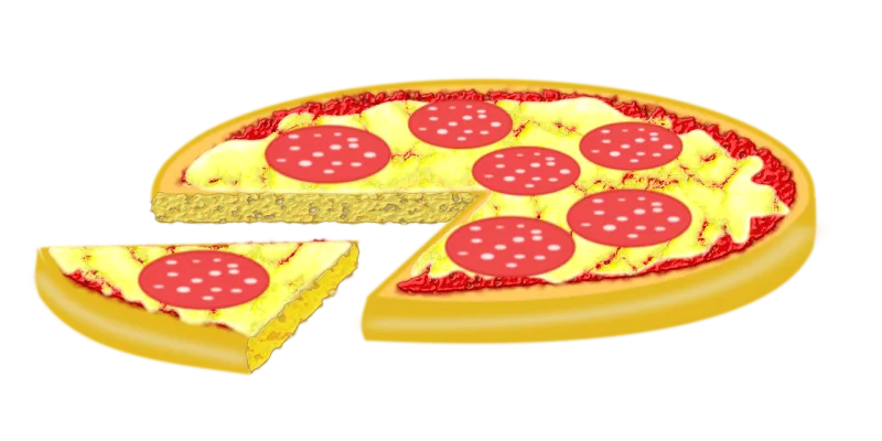 Pizza Pepperoni Italian cuisine Stickdatei – Essen & Trinken