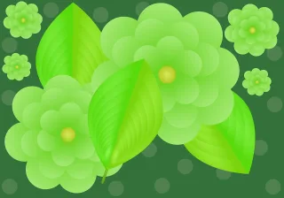 Floral background Floral Art Stickdatei – Blumen