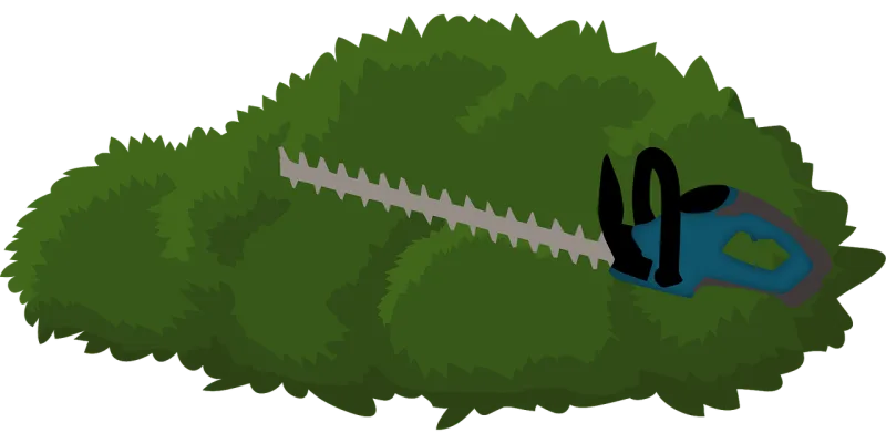 Hedge Bush Hedgetrimmer Stickdatei – Natur
