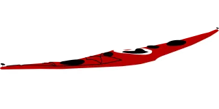 Kayak Sea Ship Stickdatei
