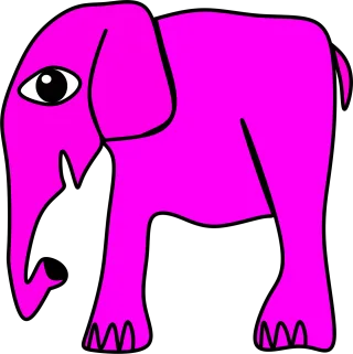 Elephant cartoon Nature Zoo Stickdatei