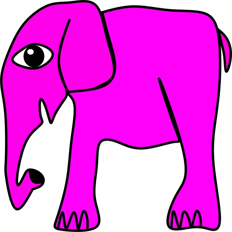Elephant cartoon Nature Zoo Stickdatei – Tiere
