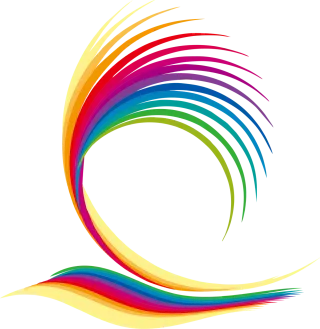 Bird Nature Rainbow Stickdatei