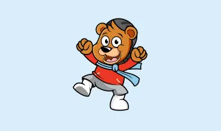 Bear Animal Happy Stickdatei