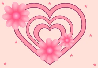 Love Flower background Nature Stickdatei