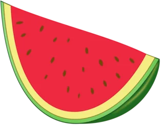 Watermelon Food Fruit Stickdatei