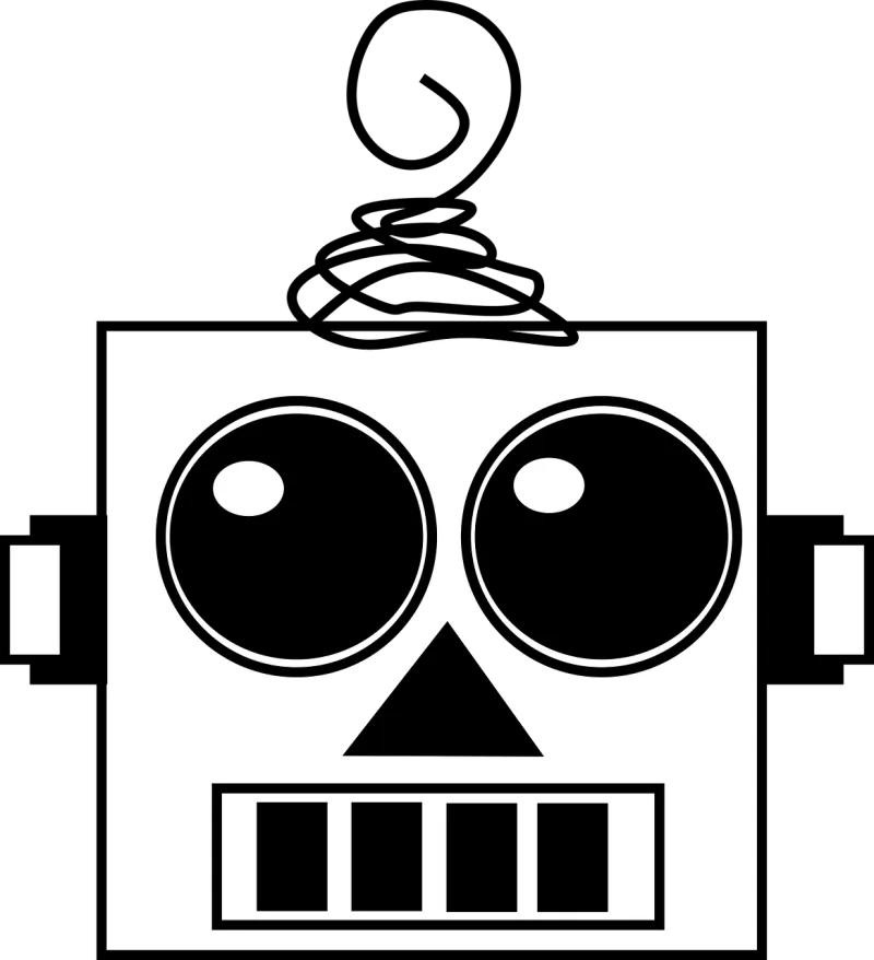 Robot Cute Windup Stickdatei – Kinder