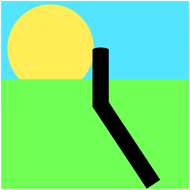Summer solstice Shadow Sun Stickdatei – Natur