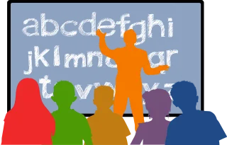 Students School Teacher Stickdatei