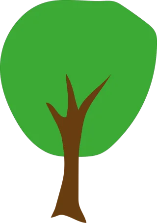 Tree Deciduous tree Plant Stickdatei
