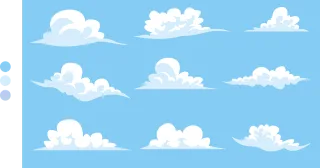 Clouds Sky Cartoon sky Stickdatei