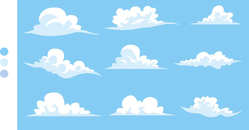 Clouds Sky Cartoon sky Stickdatei – Natur
