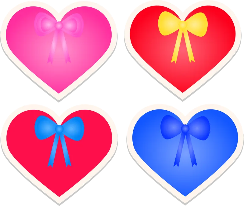 Love In love Symbol Stickdatei – Herzen & Liebe