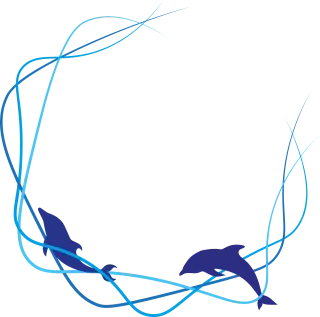Sea Water Dolphin Stickdatei