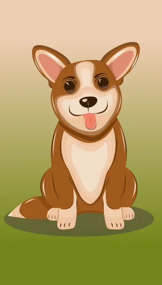 Dog Painting Design Stickdatei