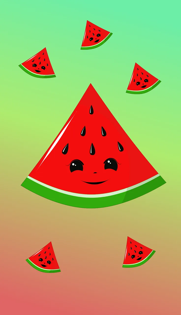 Fruit Watermelon Sweet Stickdatei – Essen & Trinken