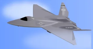 Usaf Aircraft Yf23 Stickdatei
