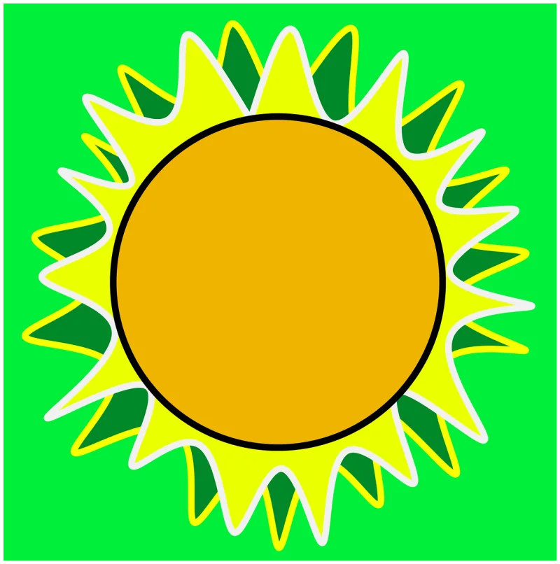 Sunflower Flower background Flower wallpaper Stickdatei – Blumen