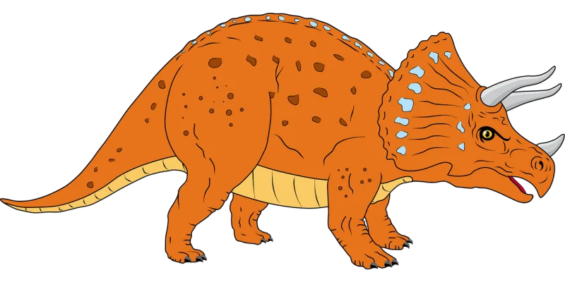 Triceratops Nature Dinosaur Stickdatei – Kinder