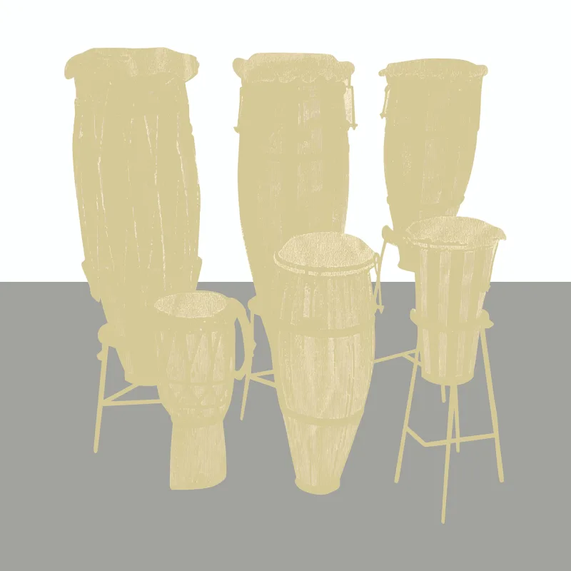 Drums Music Instrument Stickdatei – Musik