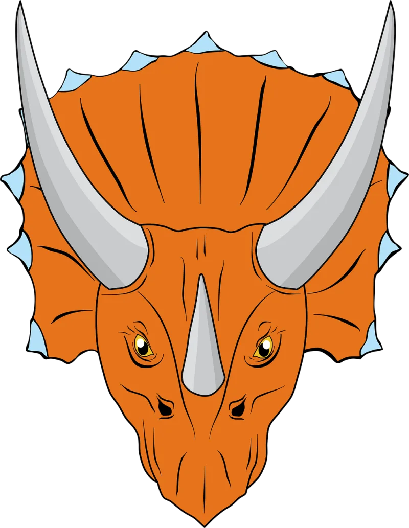 Triceratops Dinosaur Nature Stickdatei – Kinder