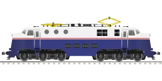 Electric train Rail India Stickdatei